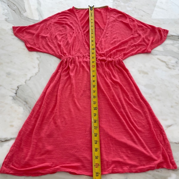 VITAMIN A CORAL TONE BEACH COVER-UP SIZE SMALL - Picture 13 of 14